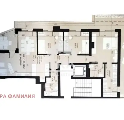 Снимка 5 — Двустаен апартамент с тераса и гледка към парк в Люлин 6, София