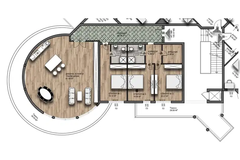 4-bedroom apartment in Oblast Veliko Tyrnovo, Malki Chiflik