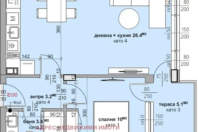 Двустаен апартамент в Стара Загора, Аязмото
