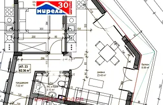 Двустаен апартамент в София, Банишора