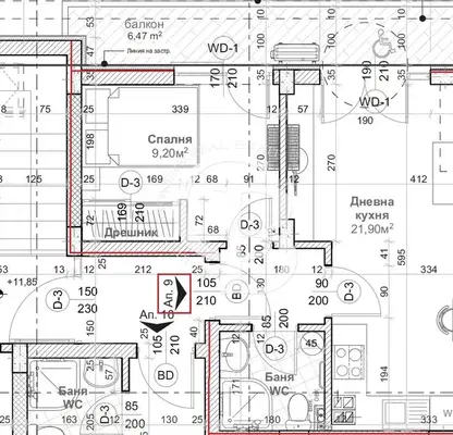 Photo 3 — 2-bedroom apartment in Varna, Biznes Hotel