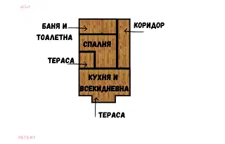 Двустаен апартамент в Габрово, Център