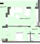 Двустаен апартамент в Стара Загора, Център