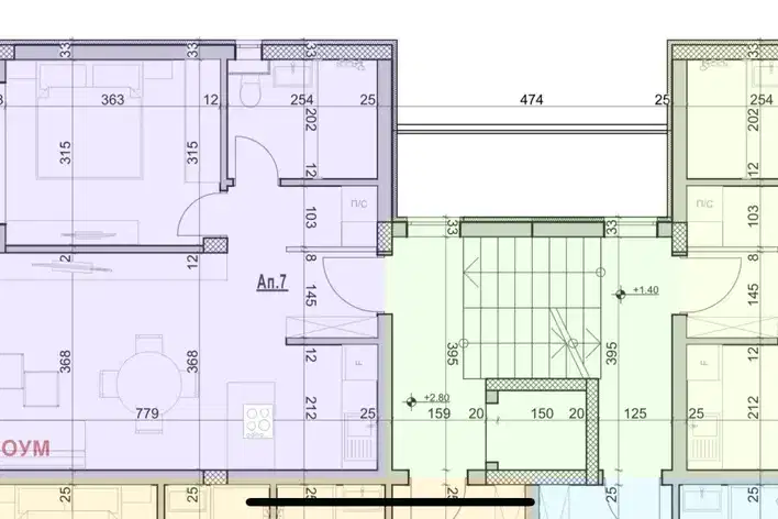 2-bedroom apartment in Varna, Galata