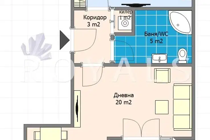 2-bedroom apartment in Varna, Grand Mol