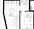 Снимка 2 — Двустаен апартамент с лоджия в Гръцка махала, Варна