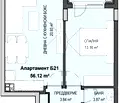 Снимка 5 — Двустаен апартамент в София, Кръстова вада