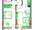 Снимка 2 — Двустаен апартамент в Пловдив, Кършияка