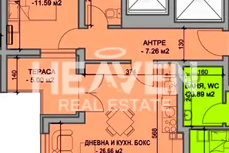 Двустаен апартамент в Пловдив, Кючук Париж