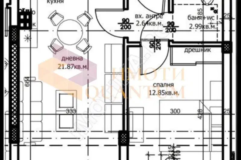2-bedroom apartment in Varna, Levski 1