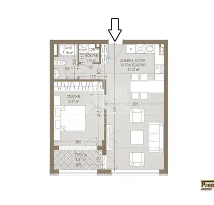 Photo 3 — 2-bedroom apartment in Sofiya, Lyulin 4