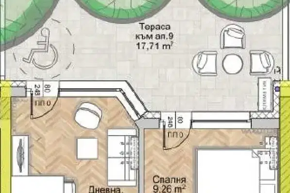 2-bedroom apartment in Sofiya, Lyulin 8