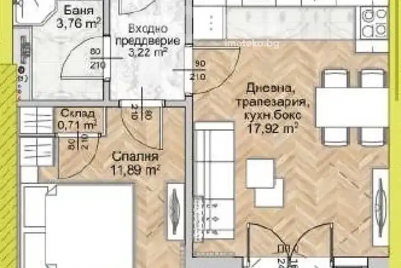 2-bedroom apartment in Sofiya, Lyulin 8