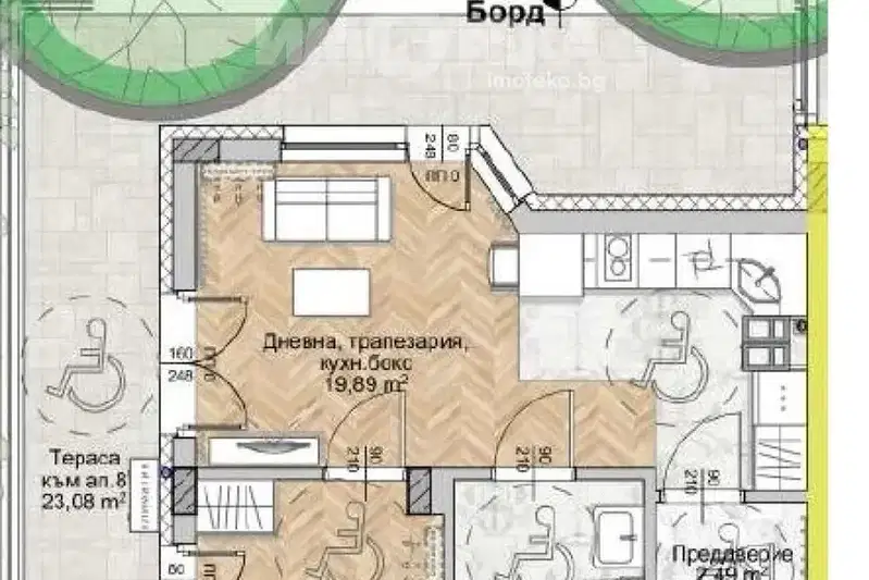 2-bedroom apartment in Sofiya, Lyulin 8