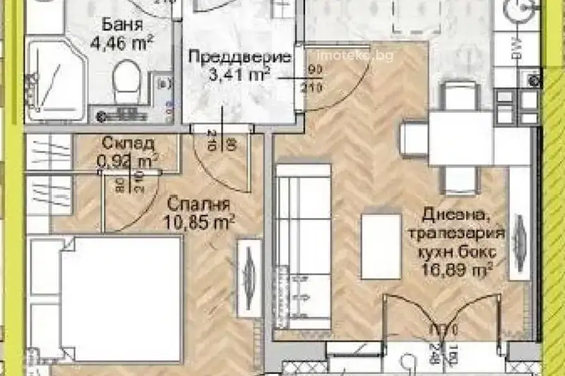 2-bedroom apartment in Sofiya, Lyulin 8