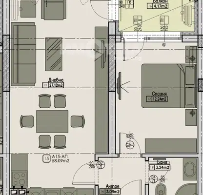 Photo 4 — 2-bedroom apartment in Sofiya, Malinova Dolina