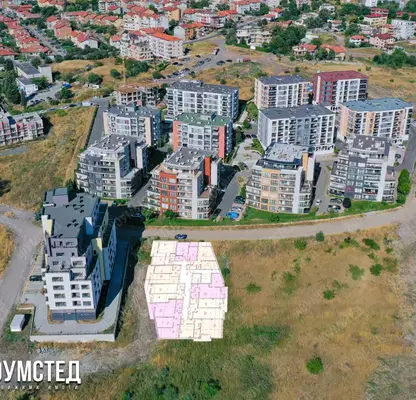 Снимка 5 — Двустаен апартамент с асансьор в Меден рудник - зона Д, Бургас