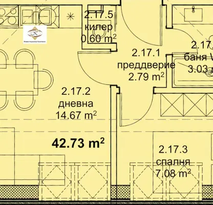 Снимка 3 — Двустаен апартамент във Варна, Младост 1