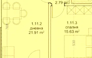 Двустаен апартамент с балкон в Младост 1, Варна