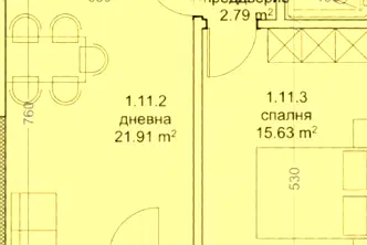Двустаен апартамент с балкон в Младост 1, Варна