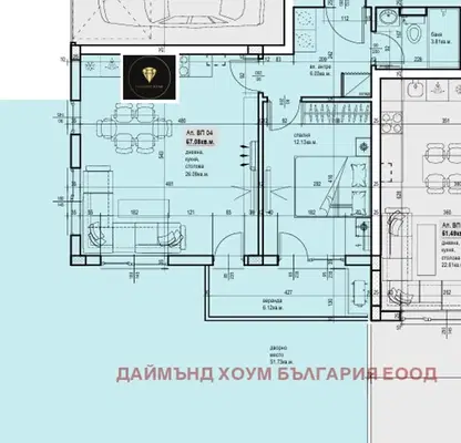 Снимка 4 — Двустаен апартамент в Пловдив, Остромила