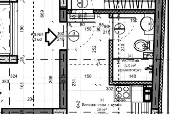 Двустаен апартамент във Варна, Погреби