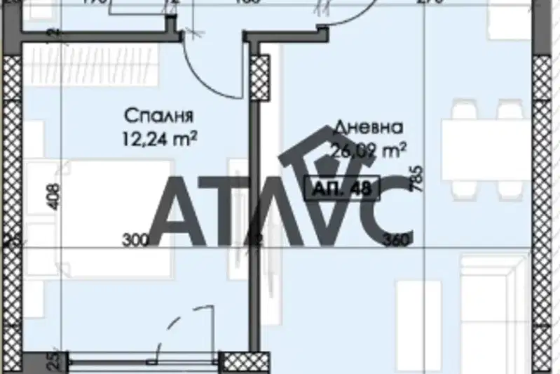 2-bedroom apartment in Plovdiv, Trakiya