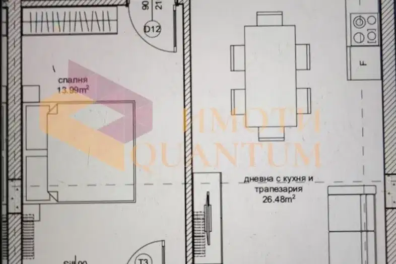 2-bedroom apartment in Varna, Vyzrajdane 1