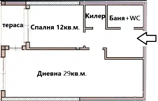 Двустаен апартамент във Варна, Възраждане 1
