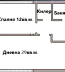 Двустаен апартамент във Варна, Възраждане 1
