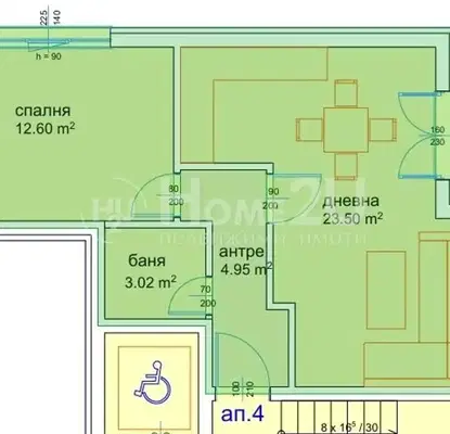 Снимка 3 — Двустаен апартамент във Варна, Възраждане 3
