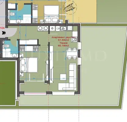 Photo 4 — 2-bedroom apartment in Oblast Blagoevgrad, Bansko