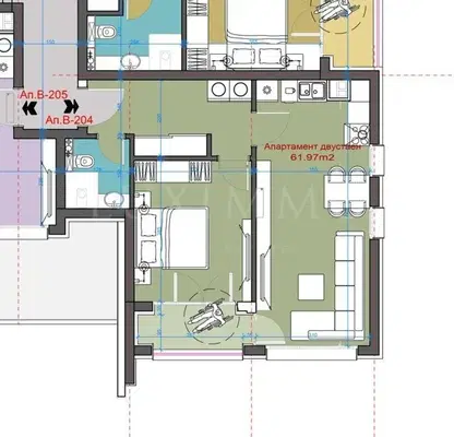Photo 4 — 2-bedroom apartment in Oblast Blagoevgrad, Bansko