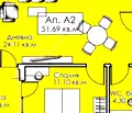 Снимка 2 — Двустаен апартамент в Бургас, Созопол