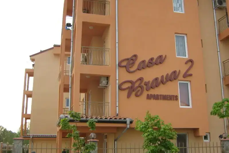 2-room apartment in Sunny Beach resort with large terrace