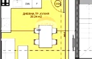 Едностаен апартамент във Варна, Галата