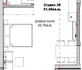 Снимка 2 — Едностаен апартамент в Бургас, Царево