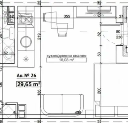 Photo 2 — 1-bedroom apartment in Oblast Burgas, Kiten