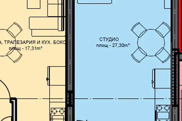 1-bedroom apartment in Oblast Haskovo, Свилен
