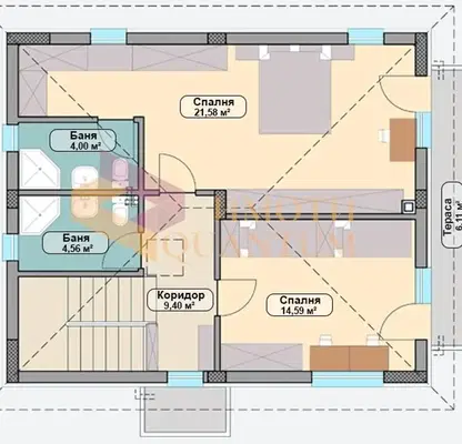 Photo 4 — House with 3 bedrooms in Priseltsi village with parking and yard
