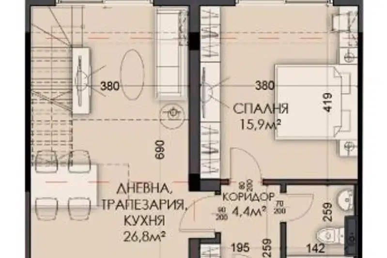 5-bedroom apartment in Varna, Vinica