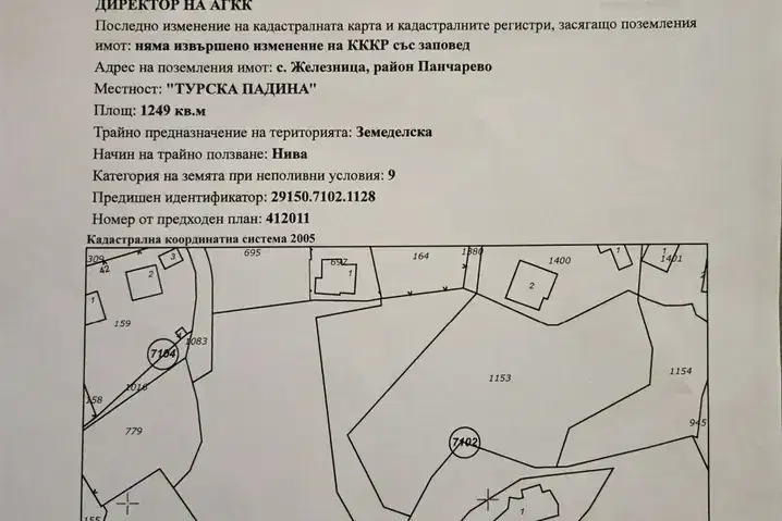 Парцел в с. Железница