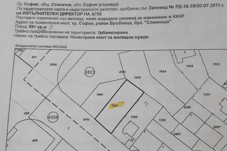 Plot in Moderno predie
