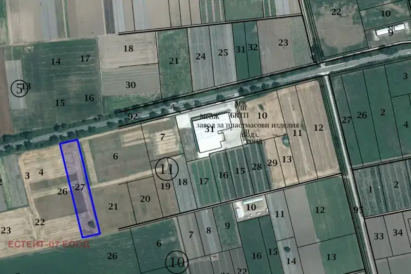 Plot in Plovdiv, Industrialna Zona - Iztok