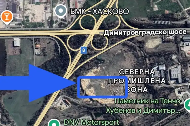 Plot in Haskovo, Promishlena Zona - Sever