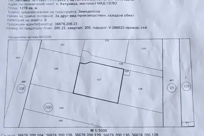 Plot in Oblast Plovdiv, Katunica