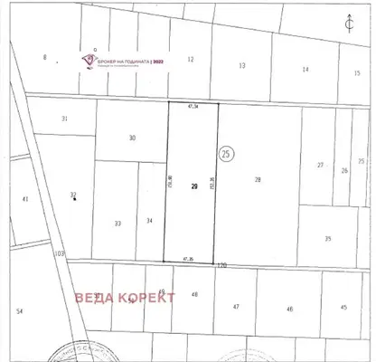 Снимка 2 — Парцел в София, с. Хераково
