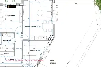 Тристаен апартамент в Студентско че