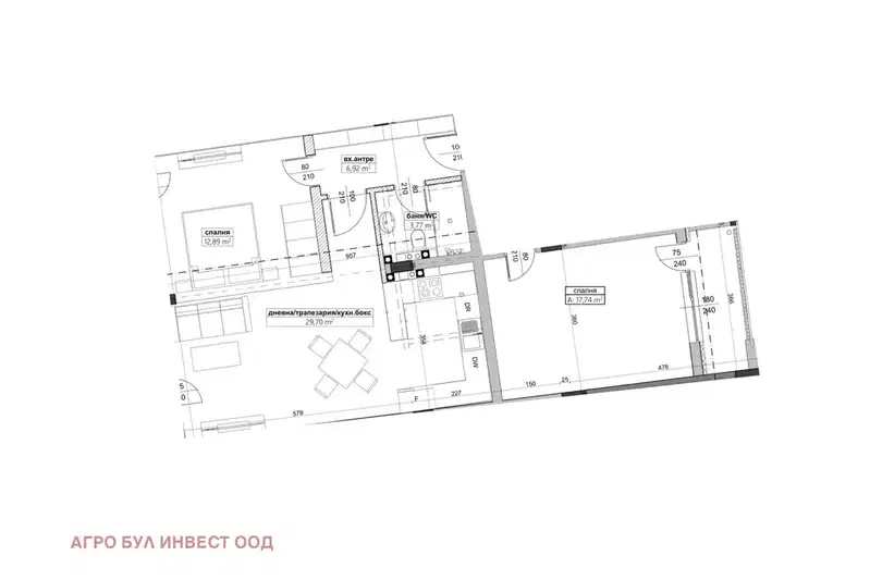 3-bedroom apartment in Veliko Tyrnovo, Buzludja