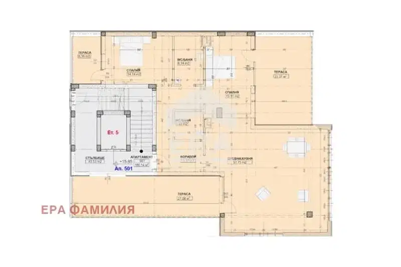 3-bedroom apartment in Sofiya, Dianabad